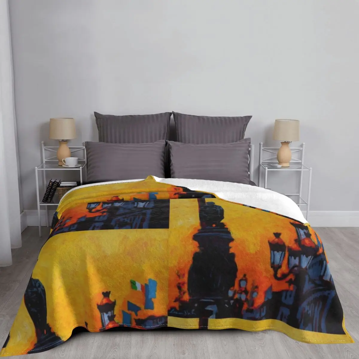 Одеяло с лампами оɼonnell (Дублин Ирландия)