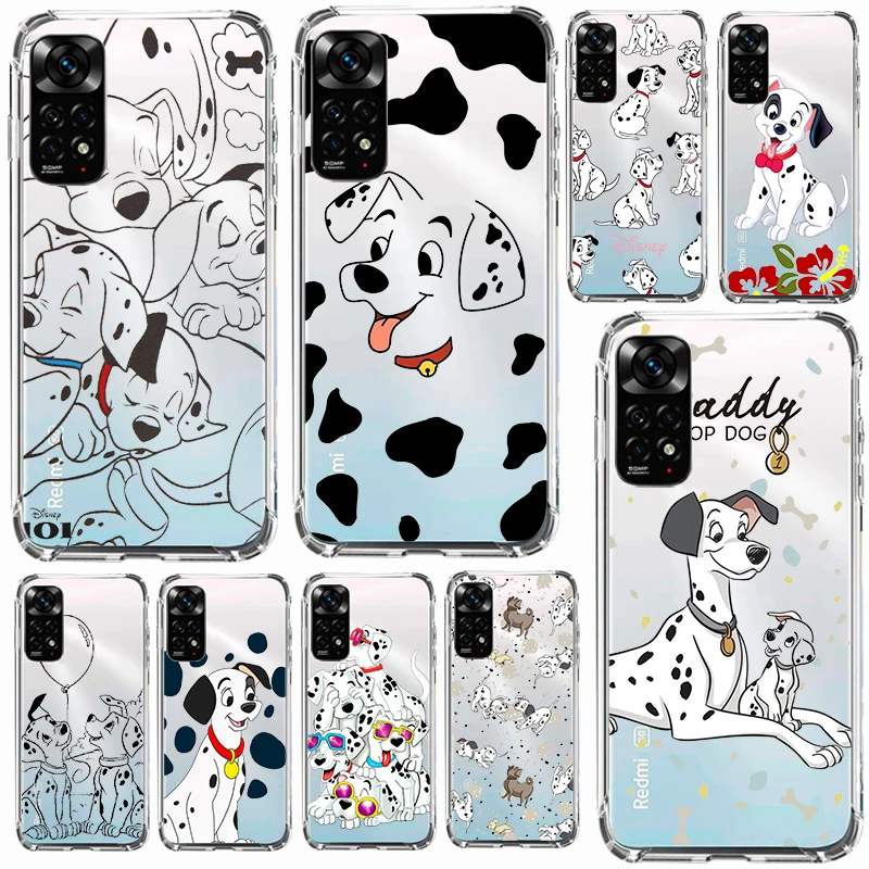 

Disney 101 Dalmatians Dog Phone Case for Redmi Note 12 11 11S 11T 10 10S 9 9S 9T 8T 8 Pro Plus Transparent Soft Shell Cover
