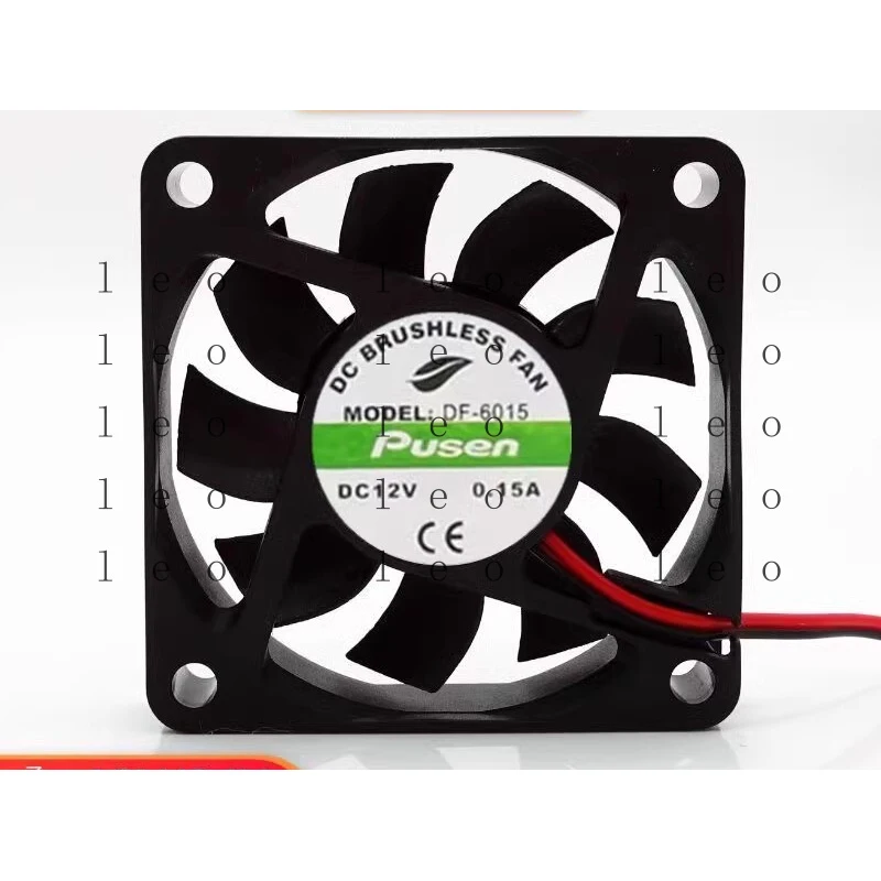 Фото Вентилятор охлаждения AA для Pusen DF-6015 6015 DC12V 0.15A 6CM 2-проводной, постоянного тока №1