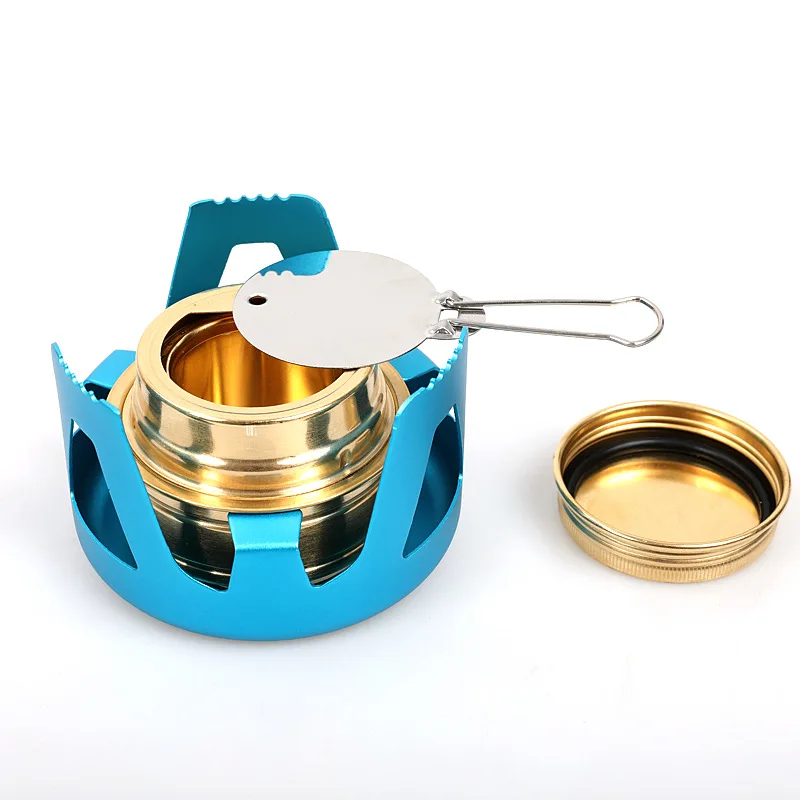 

Outdoor Camping Alcohol Stove Portable Picnic Vaporized Liquid Solid Alcohol Stove Household Kitchen Restaurant Hot Pot Stove