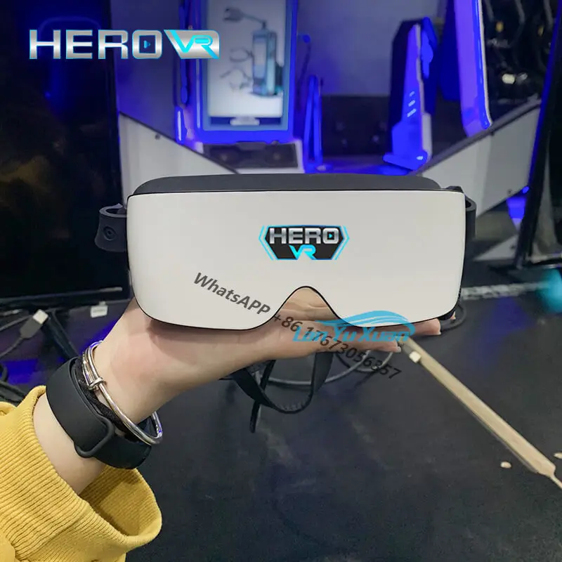 

HEROVR Wi-Fi ультра легкий 130G 9D кинотеатр яйцо симулятор Очки виртуальной реальности 4K Pro VR гарнитура