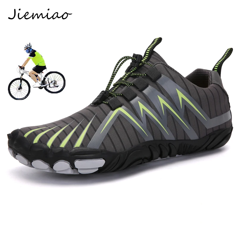 

JIEMIAO New Men MTB Cycling Sneakers Sapatilha Ciclismo Women Outdoor Racing Sport Mountain Bicycle Shoes Trekking Hiking Shoes