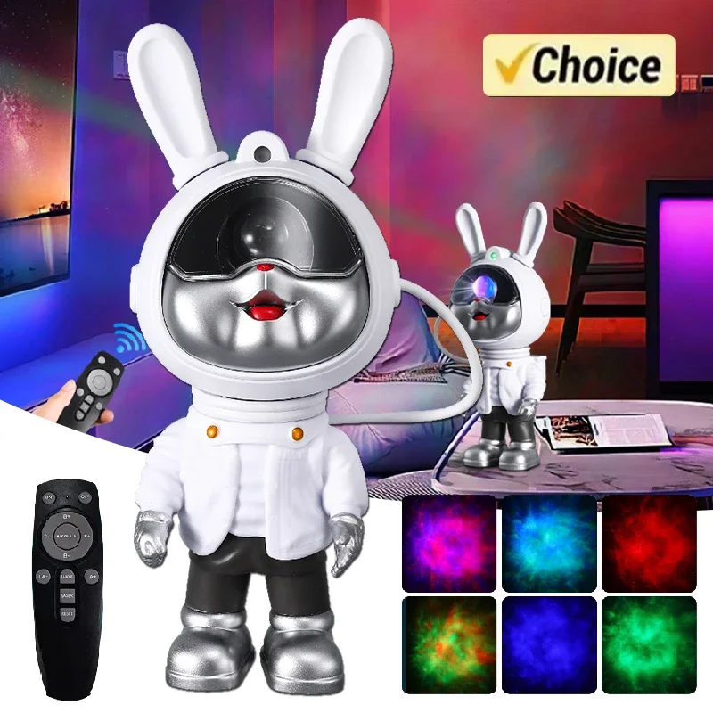 Галактический Проектор Ночник Светодиодный Звездный Потолочный Астронавт