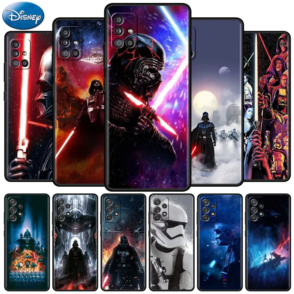 

Disney Star Wars Cover For Samsung Galaxy A52 A51 A12 A21s A32 A71 A02s A31 A72 A22 A11 A41 Soft Phone Case Black Capa