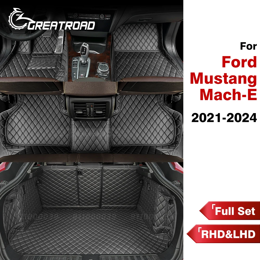 Автомобильный коврик и в багажник для Ford Mustang Mach-E 2021 2022 2023 2024 пользовательские