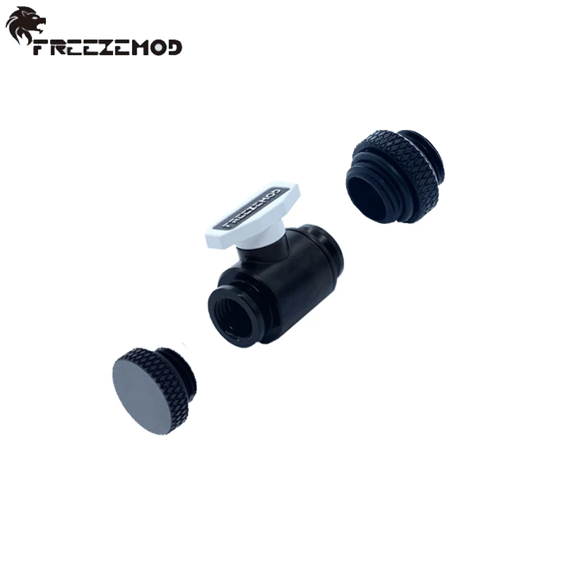 

FREEZEMOD G 1/4'' Computer Water Cooling Fitting Drain Valve+External Mini Extender+Plug Combo PC Connector
