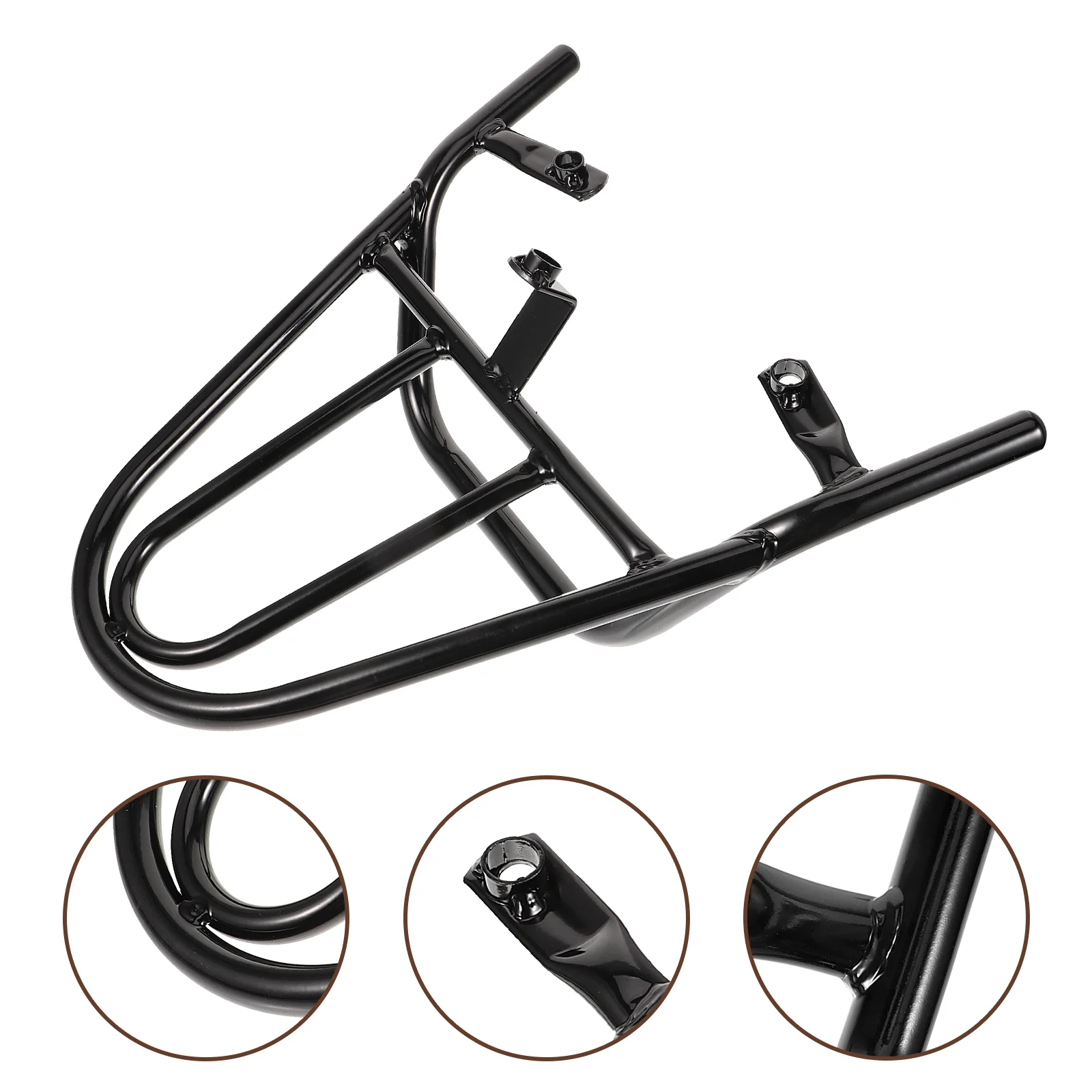 

Detachable Back Racks Electric Car Iron Motorbike Carrier Daily Motorcycle Luggage Cargo Wear-resistant