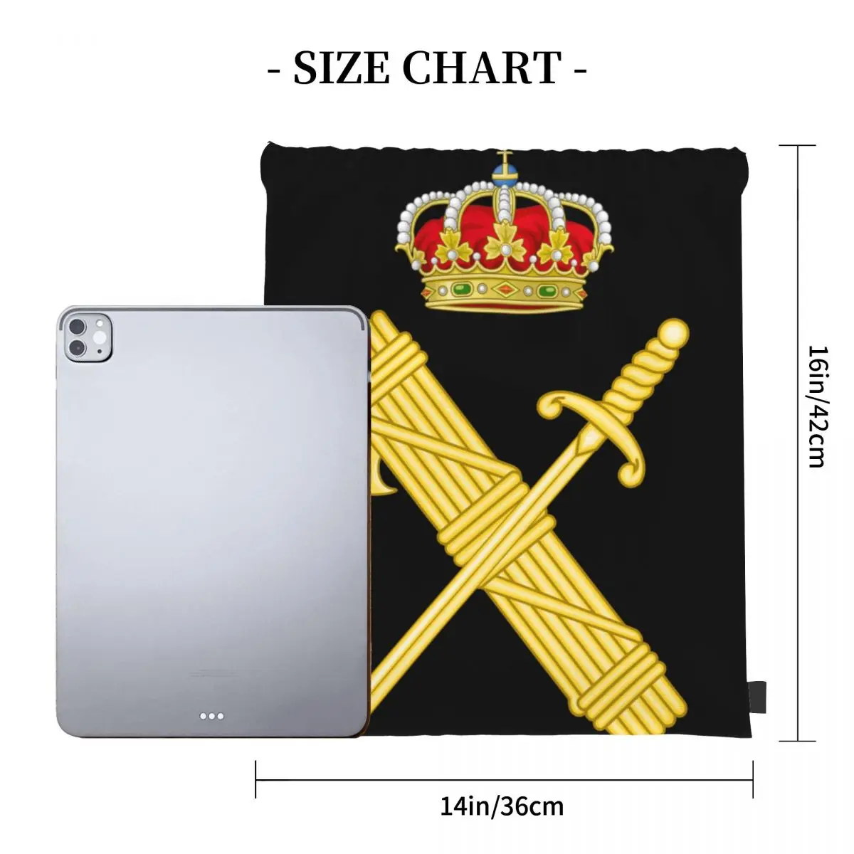 Рисунок 2 - 835 г., сумка на шнурке с флагом Гражданской гвардии