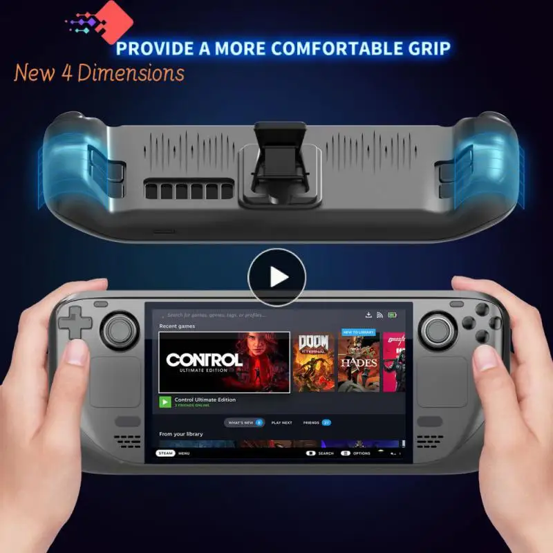 

Dustproof Cooling Bracket Non-slip Protective Shell Bracket Anti-fall Tpu Case Game Accessories For Steam Deck Game Console