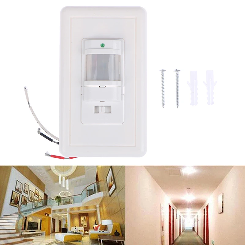 

1Set Auto On/Off Infrared PIR Occupancy Vacancy Motion Sensor Light Lamp Switch