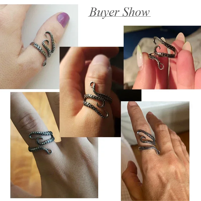 Креативное регулируемое кольцо для мужчин в готическом стиле