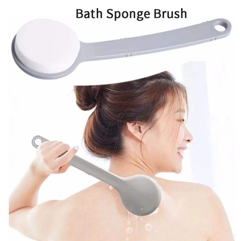 

Exfoliating Rubbing Back Mud Long Handle Bath Sponge Back Scrubber Bathing Tools