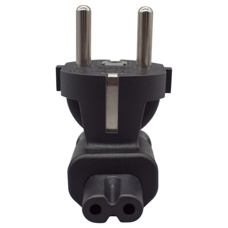Преобразователи вилки питания EU4 8 мм с правым изгибом на C7 2-контактный разъем