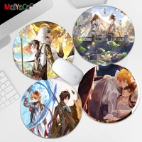 my favorite genshin impact tartaglia zhongli silicone round mouse pad to mouse game gaming mousepad rug for pc laptop notebook
