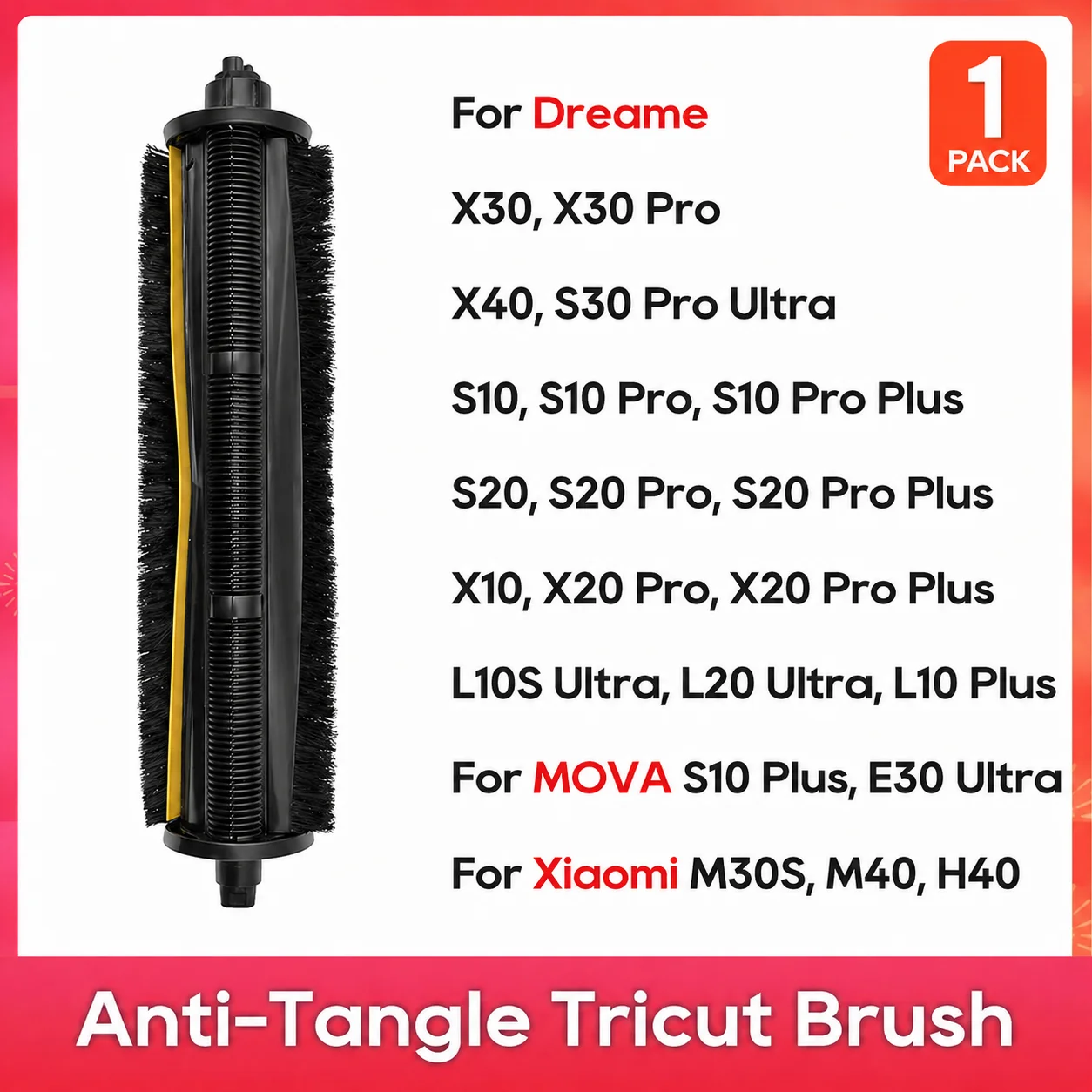 

Щетка TriCut для Dreame X40 Ultra, X30 Pro, X20 Pro