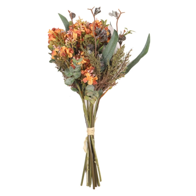 

Искусственные листья растений, ветка эвкалипта для сада, вазы, украшение для дома на Рождество и свадьбу, искусственные цветы