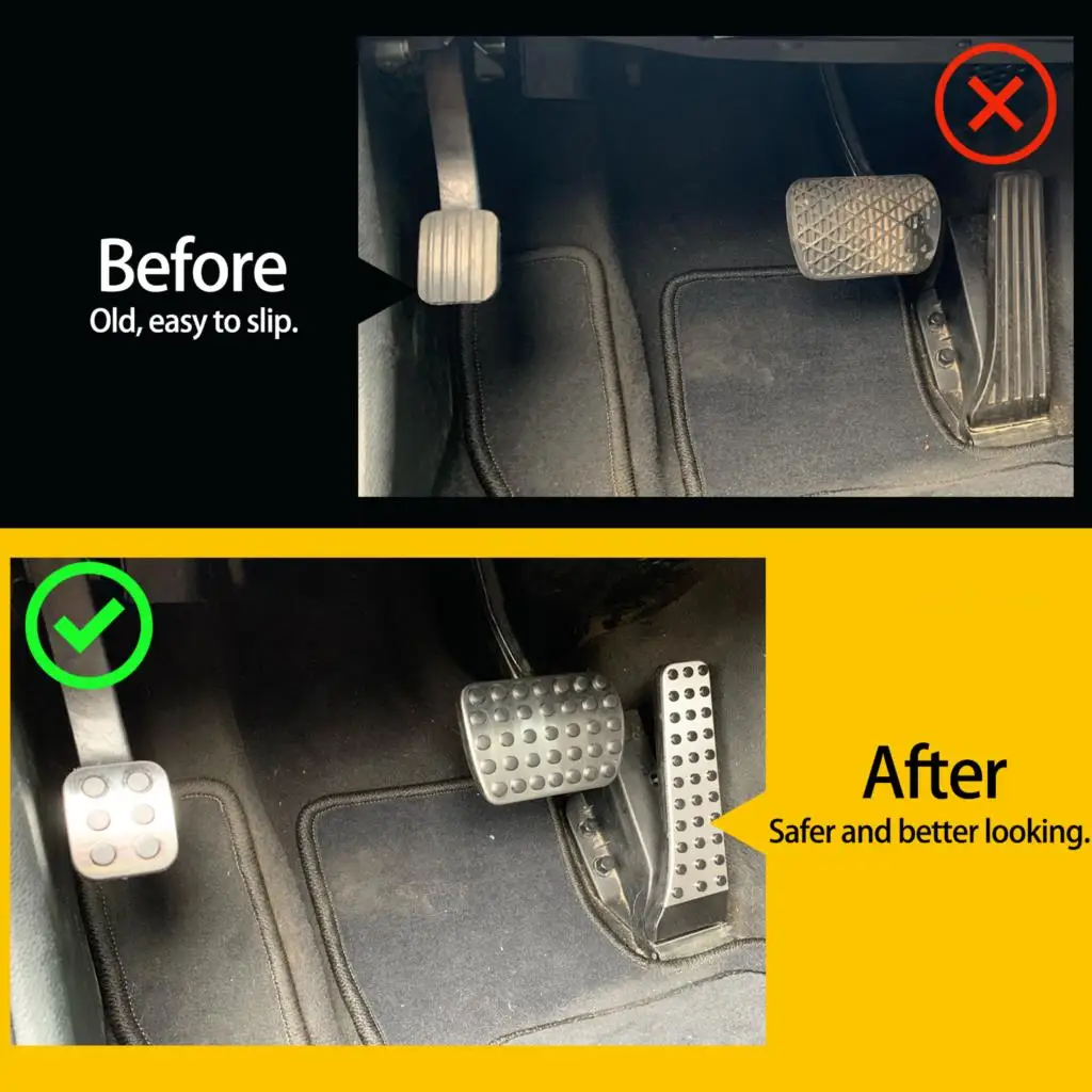 Автомобильные аксессуары накладки на педаль тормоза и сцепления для Mercedes Benz W202