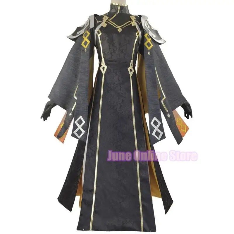 

Genshin Impact Zhongli Ancient Cosplay Costume Halloween Party Outfit Men Game Suit Anime Clothes