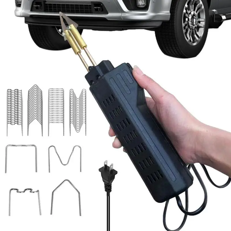 

Hot Stapler Plastics Welder Kit For Bumper Repair Welding Machine Auto Welder Tools Cars Repairing WavyStaples Auto Accessories
