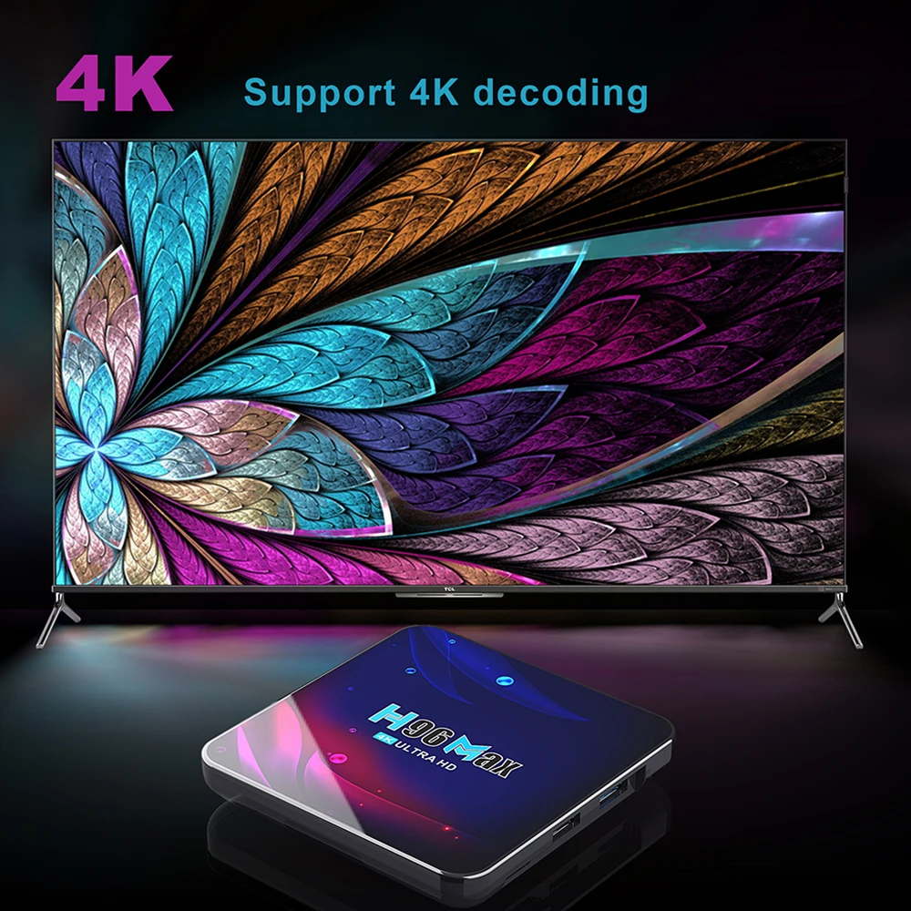 ТВ-приставка LEMFO H96 MAX V11 на Android 11 2 4 ГГц и 5 8 |