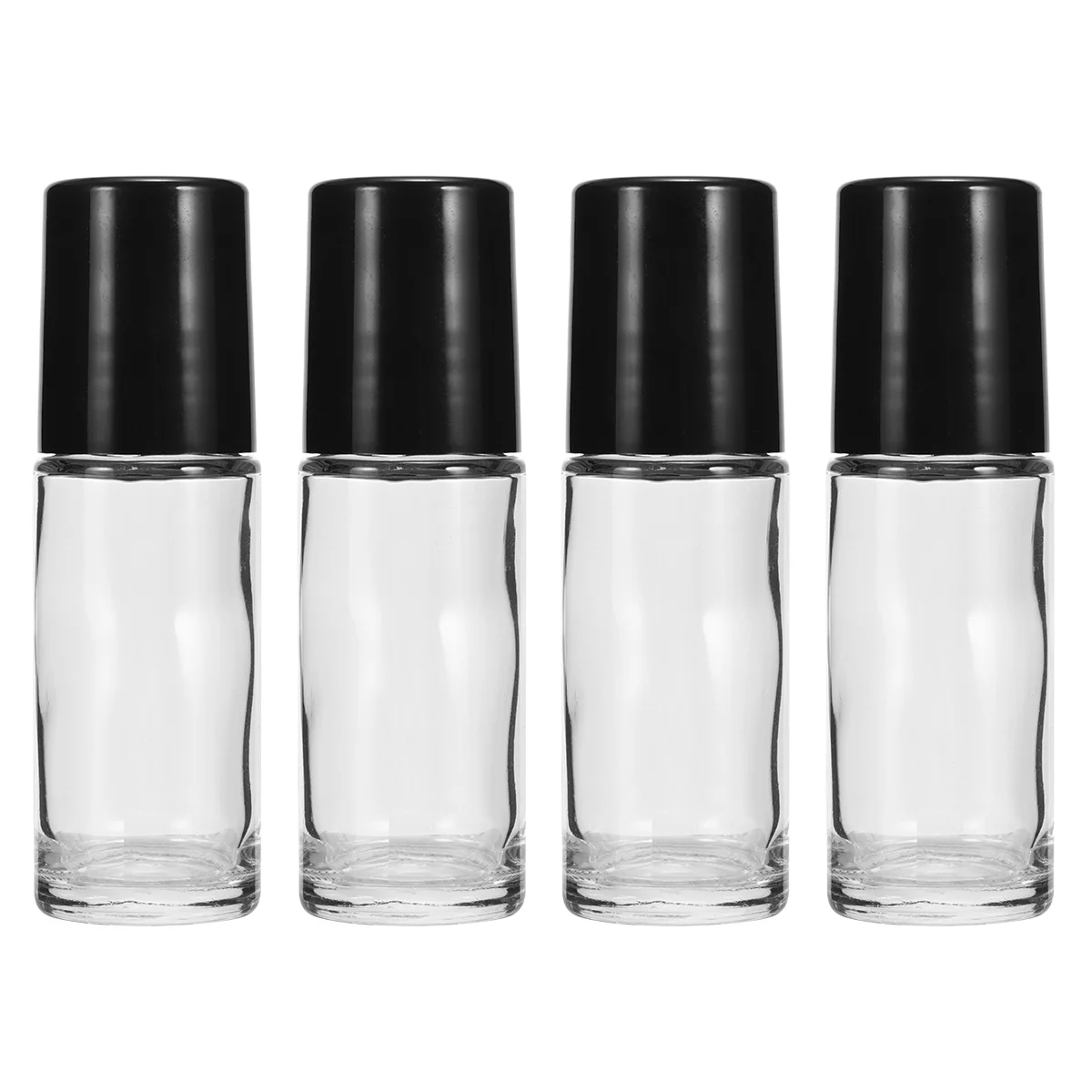 

4 Pcs Roll The Ball Travel Glass Containers Roller Vials Bulk Refillable Bottle