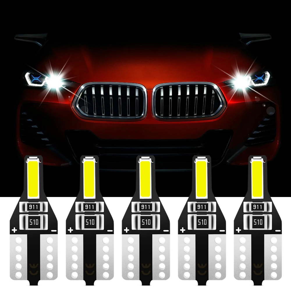 10 шт. автомобисветодиодный светодиодные лампы T10 194 W5W 168 для Nissan Nismo Tiida Teana Skyline Juke
