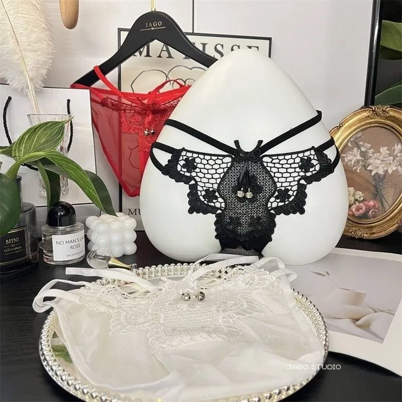 Соблазнительное кружевное нижнее белье в японском стиле с колокольчиками