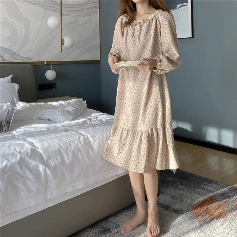 Korean New Fashion Pajamas Mill Hair Home Wear Small Broken Casual Comfortable Sleepwear Lace Orangery Pajama Two-piece Set