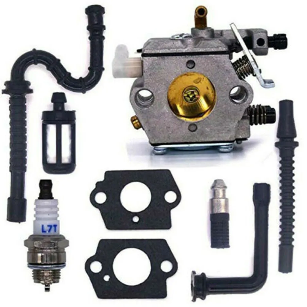 

Carburador desbrozadora para Stihl MS240 MS260 024AV 024S 11Walbro Kit filtro combustible aire, junta de motosierra, WT-194-1