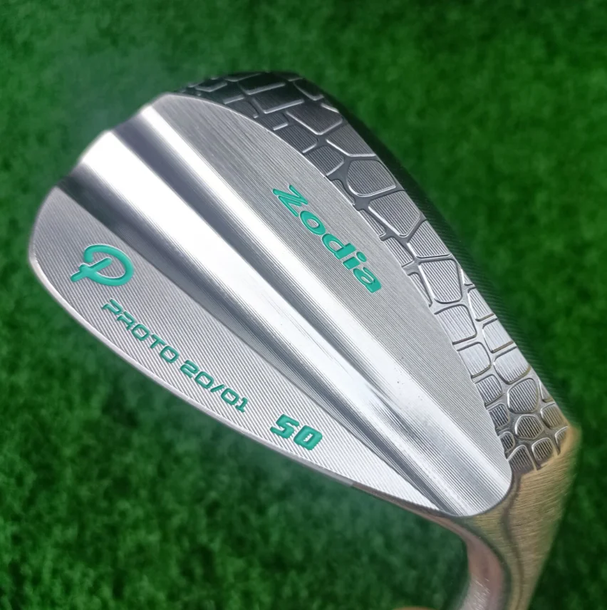 

Новинка, клинья для гольфа Zodia golf, серебристые клинья Zodia, 48 50 52 54 56 58 60 со стальным стержнем, клюшки для гольфа