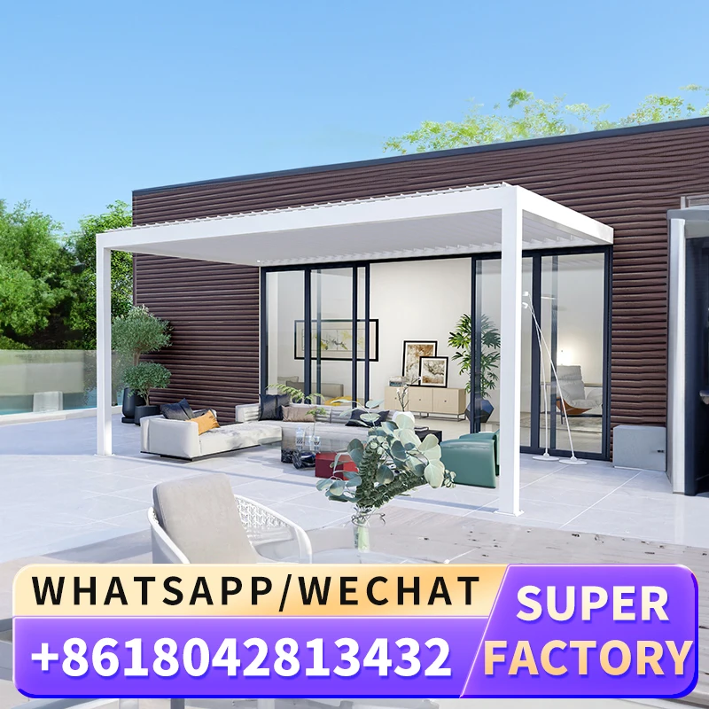 Ресторанный сад Деревянный Цветной павильон навес укрытие тент