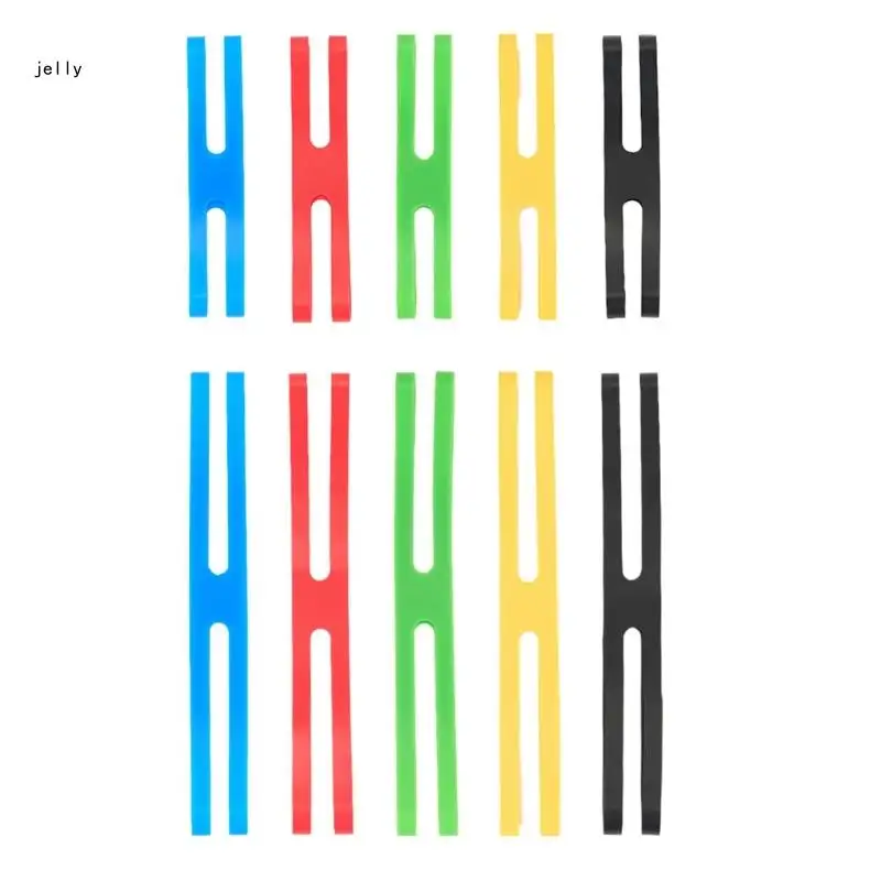 Многоцветный эластичный ремешок H-образной формы 2 размера для переплета книг