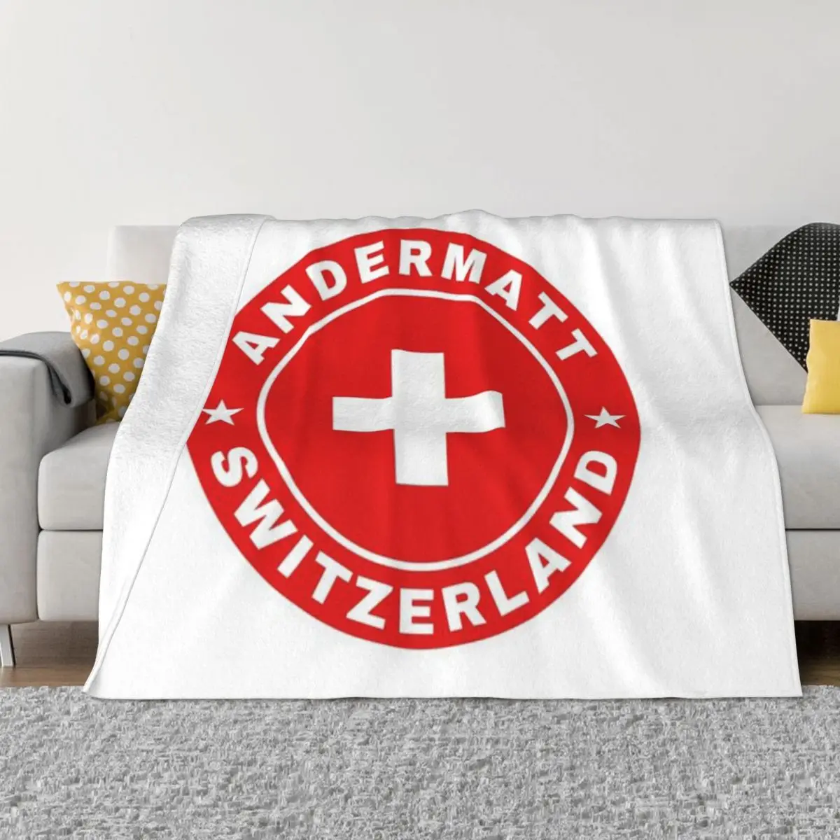 Ультрамягкое Флисовое одеяло Andermatt из Швейцарии