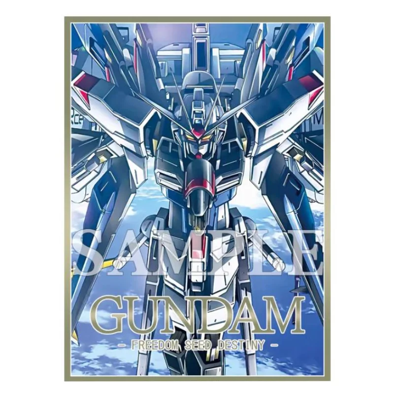 Фото 60 шт./компл. 67*92 мм Bandai аниме игра GUNDAM TCG GCG DIY флэш-карта рукав AERIAL EXIA Freedom Zaku коллекция подарки игрушки №4