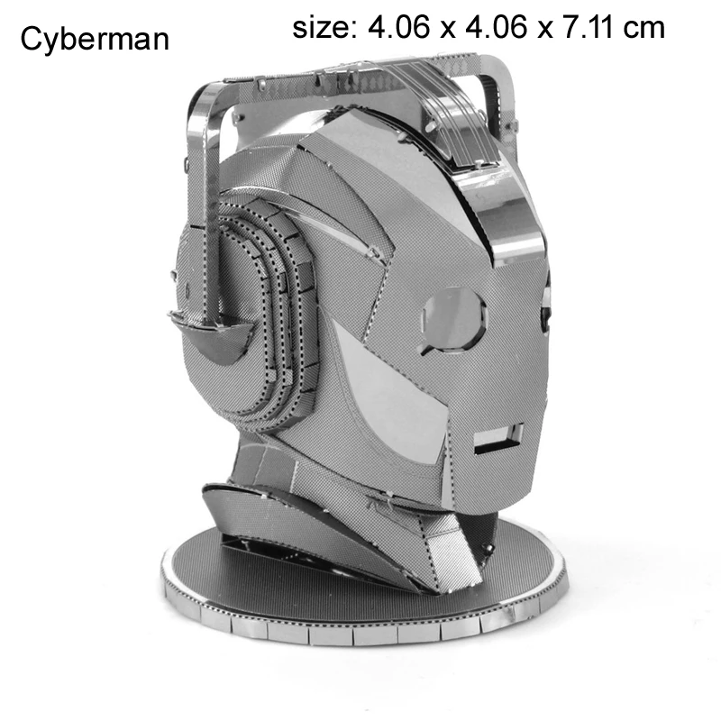 Dalek 3D металлический пазл кибермен робот собака скульптура книга пальма модель