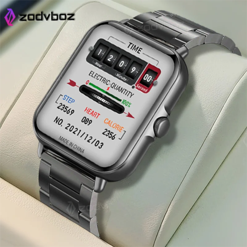 

2022 New Bluetooth Answer Call Smart Watch Men 1.69 Full Touch Custom Dial Fitness Tracker IP67 Waterproof Smartwatch For Women