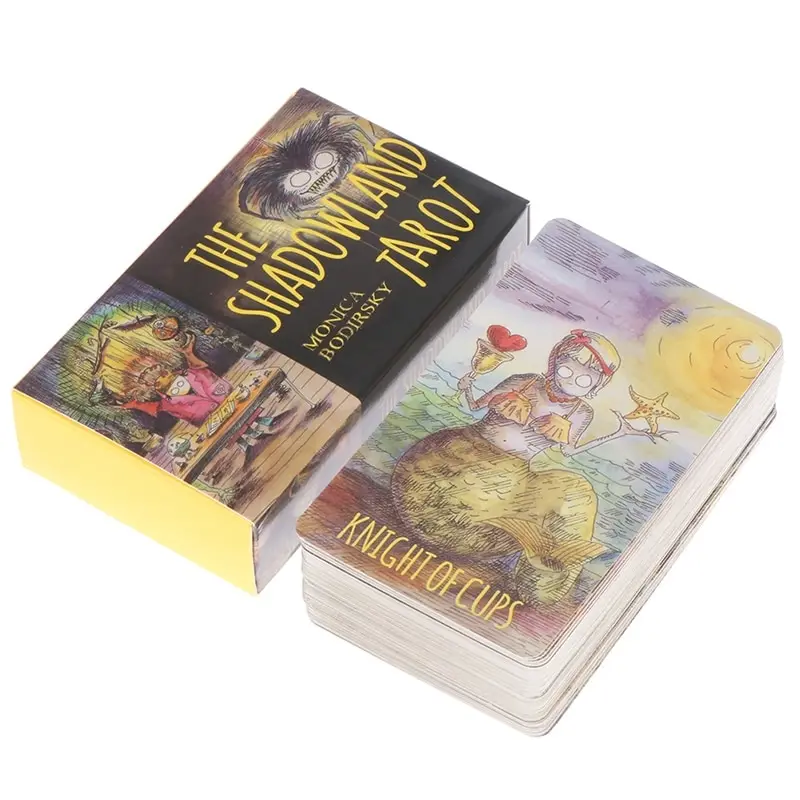 

NEW The Shadow Land Tarot With English Guide Book Divination For Cards Game