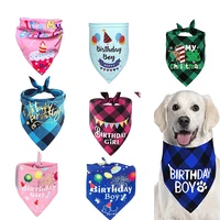 pet supplies dog bandana pet birthday party supplies scarf and dog birthday bandana hat bow tie ooming accessories