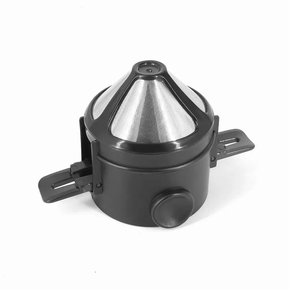 

Portable Coffee Filter Stainless Steel Drip Coffee Tea Holder Funnel Baskets Reusable Tea Infuser Stand Coffee Dripper