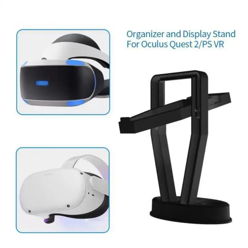

Vr Stand Desktop Black Easily Organize Placement Rack White Firm Display Bracket Game Accessories Storage Rack Large Capacity