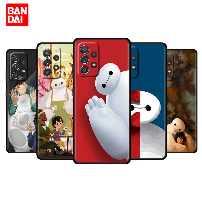 

Cover Case for Samsung Galaxy A03 A13 A31 A50 A51 A52 A70 A71 A32 Note 20 Ultra 5G Shell Bag Soft Disney Hiro Hamada Cartoon