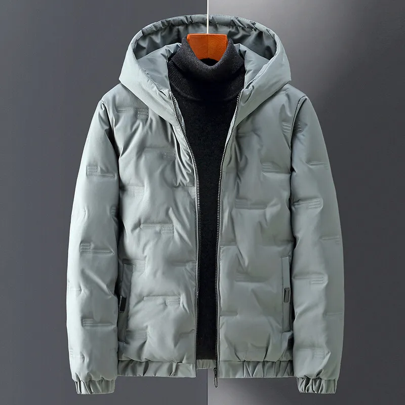 Men's Winter New Thick Tide Brand Cotton-padded Jacket Youth Winter Coat Hooded Down Cotton-padded Jacket Seven Colors Optional