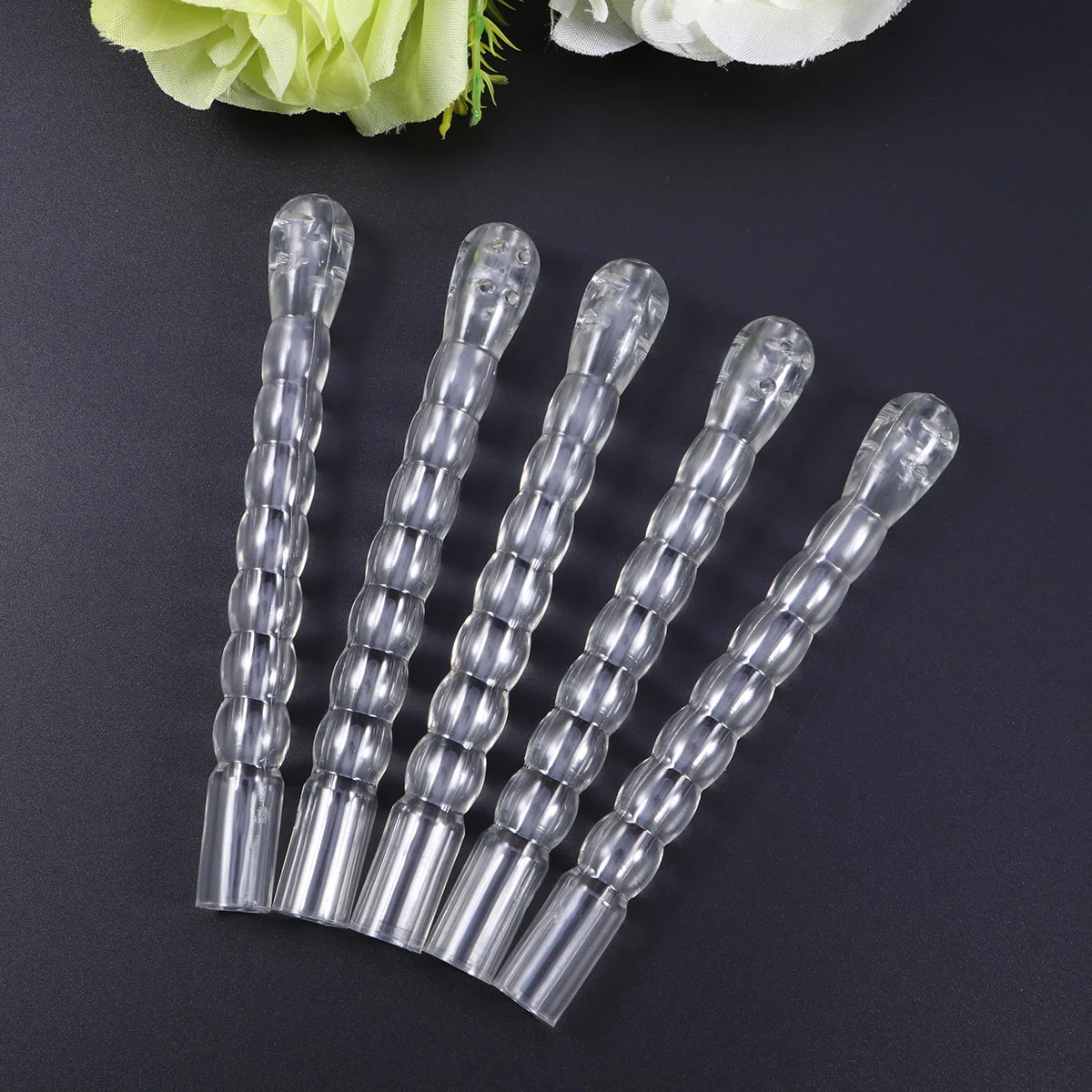

5 Pcs Medical-Grade Flexible Enema Nozzle Comfort Tip Nozzle Enema Attachment