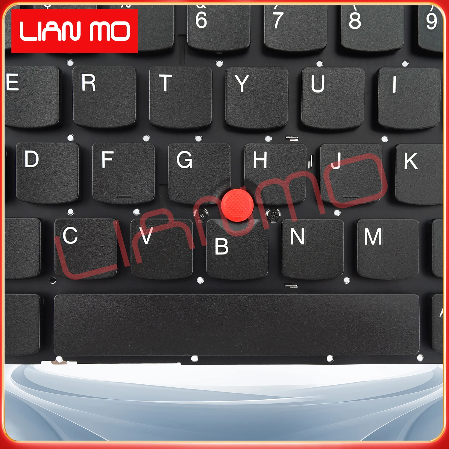 Фото Клавиатура для ноутбука Lenovo Thinkpad T14s Gen2 P1 Gen4 X1 Extreme Hermit 4-го поколения 2021 года, раскладка для Латинской Америки (испанский), без подсветки. №1