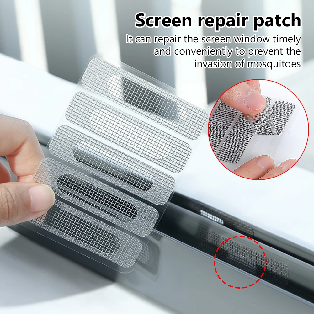 

5/20/50pcs Screen Repair Stickers Fix Net Mesh Window Screen For Home Anti Mosquito Net Fly Bug Repair Screen Patch Door Curtain