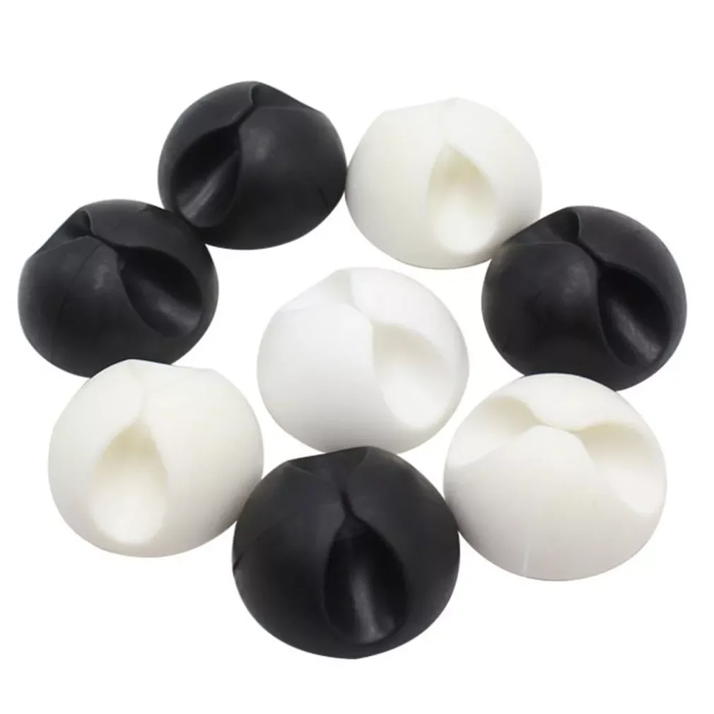 

20/10Pcs Multipurpose Car Desk Desktop Wall Round USB Wire Cord Cable Holder Clip Organizer Retainer Clamps Collation Management