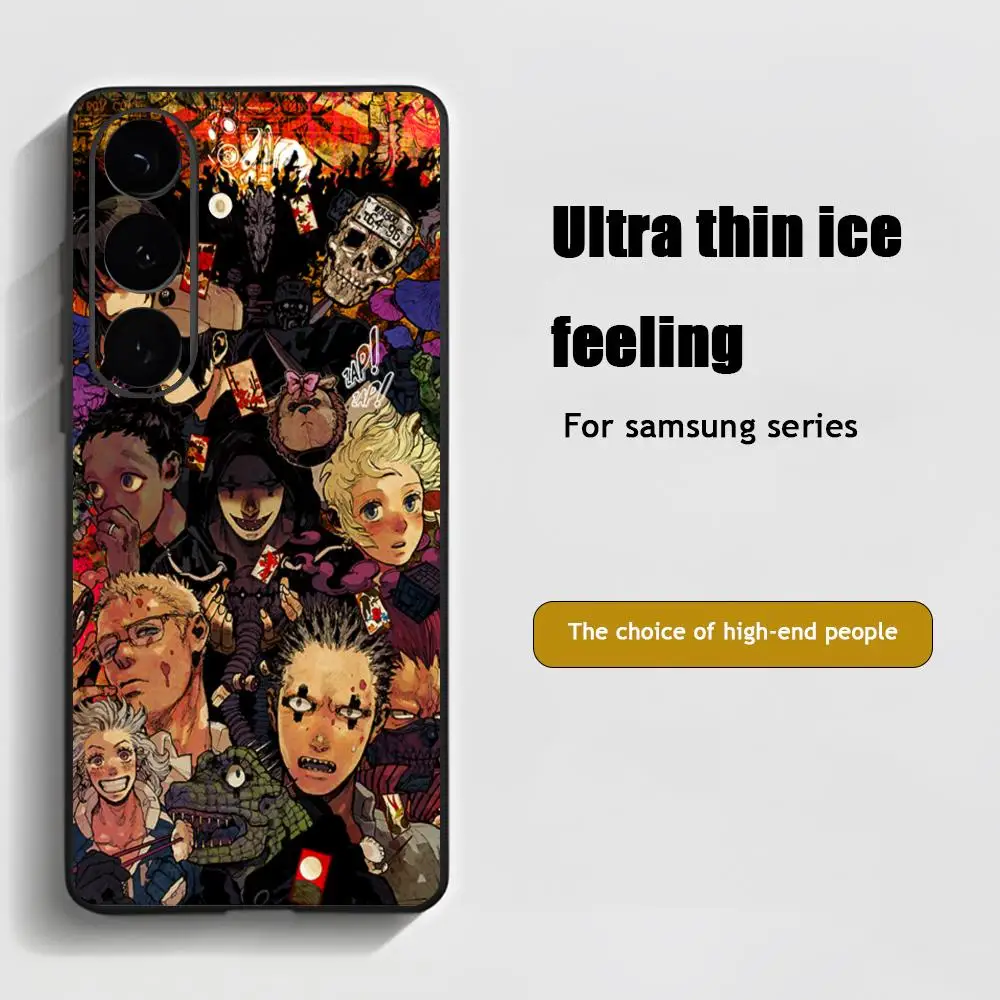 Фото Dorohedoro risu nikaido Горячий чехол для телефона Samsung Galaxy S25 S24 S23 S22 S21 S20 Plus Ultra Note20 Мягкий черный №2