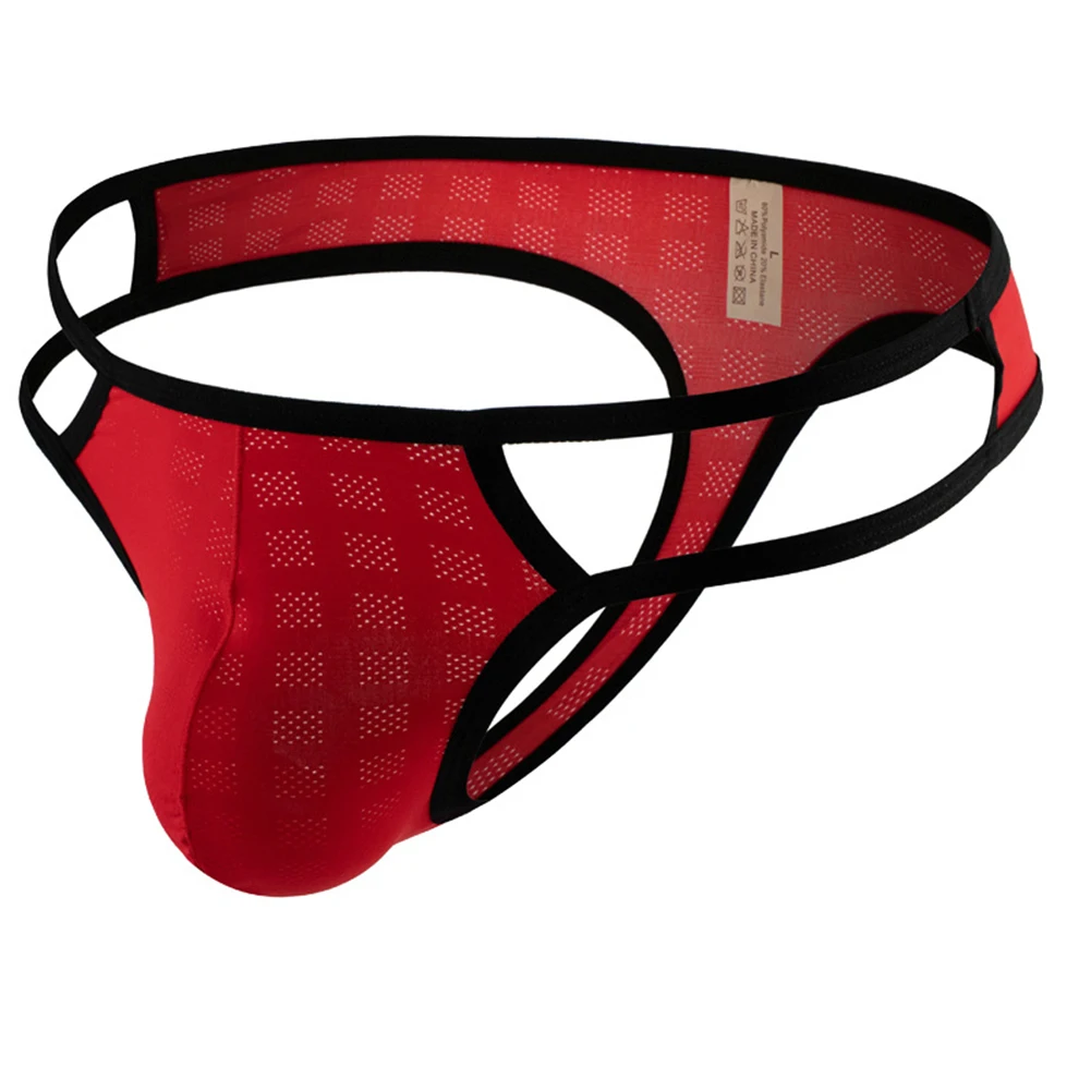 

New Ultra-thin Mens Underwear G-String T-Back Thong Mesh Sheer Low Rise Breathable Comfortable Panties Pouch Briefs Swimwear