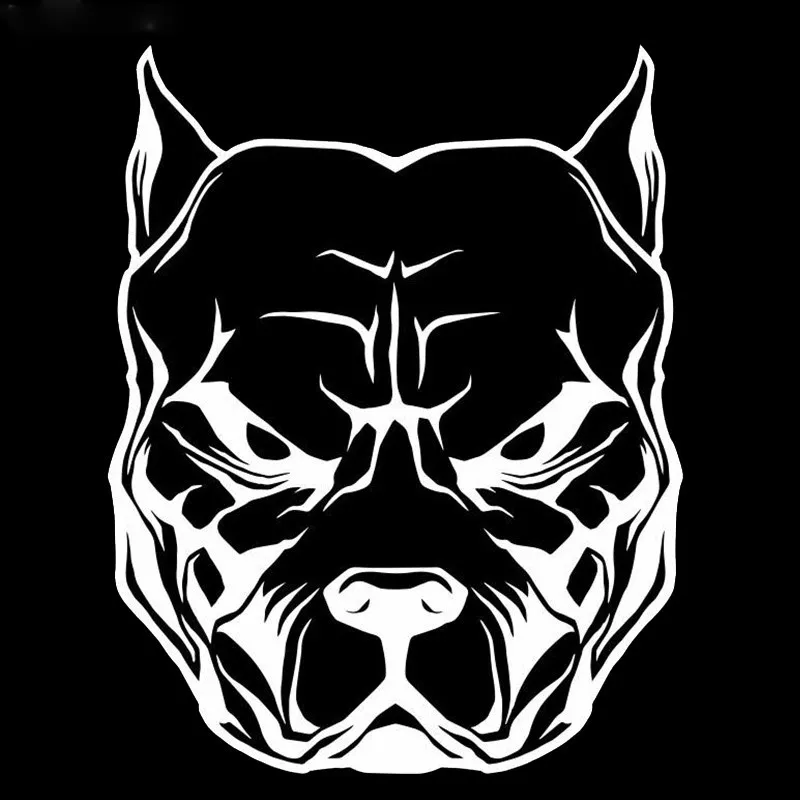 

LYKX мотоциклетная наклейка с рисунком собаки, питбуль, питбуль, светоотражающие наклейки для автомобиля, авто наклейка, забавная виниловая наклейка JDM для стайлинга автомобилей