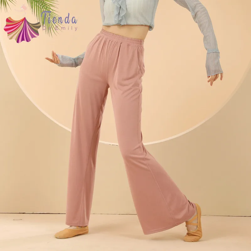 Брюки с широкими штанинами для танцев Классическая Базовая Одежда